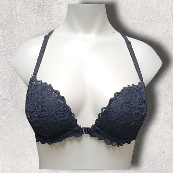 PINK VICTORIA'S SECRET DATE RACERBACK LACE BRA - Picture 1 of 5